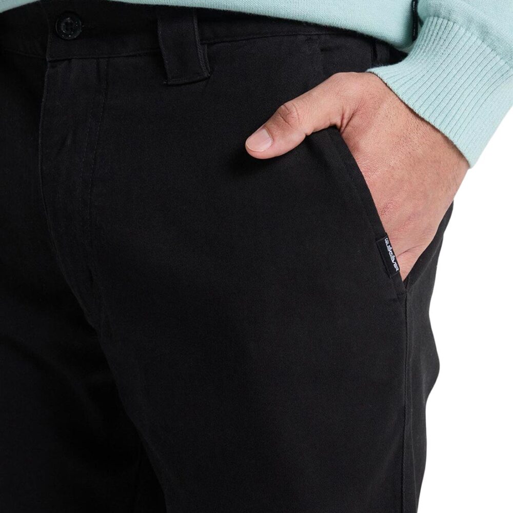 Quiksilver Union Straight Chino Pants - Black