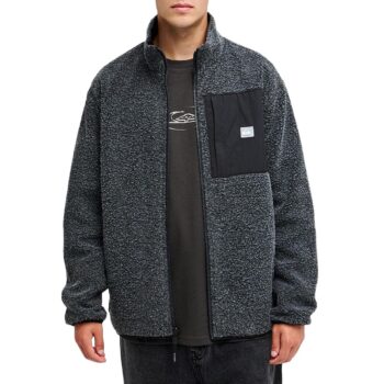 Quiksilver Urban Storm Reversible Zip-Up Fleece - Black