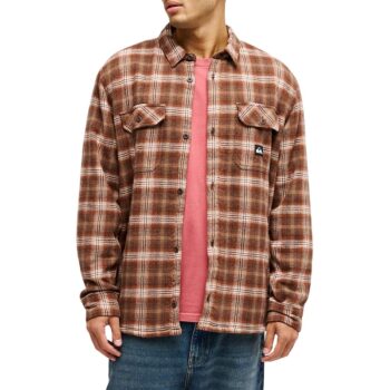 Quiksilver Venture Sherpa L/S Shirt - Java