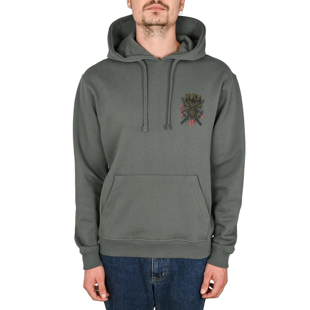 RVCA Bushido Pullover Hoodie - Balsam Green