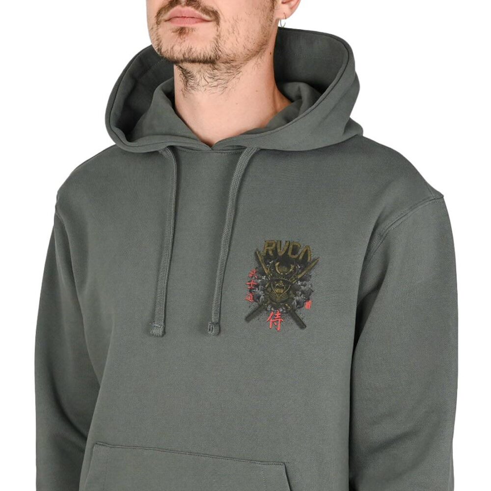 RVCA Bushido Pullover Hoodie - Balsam Green