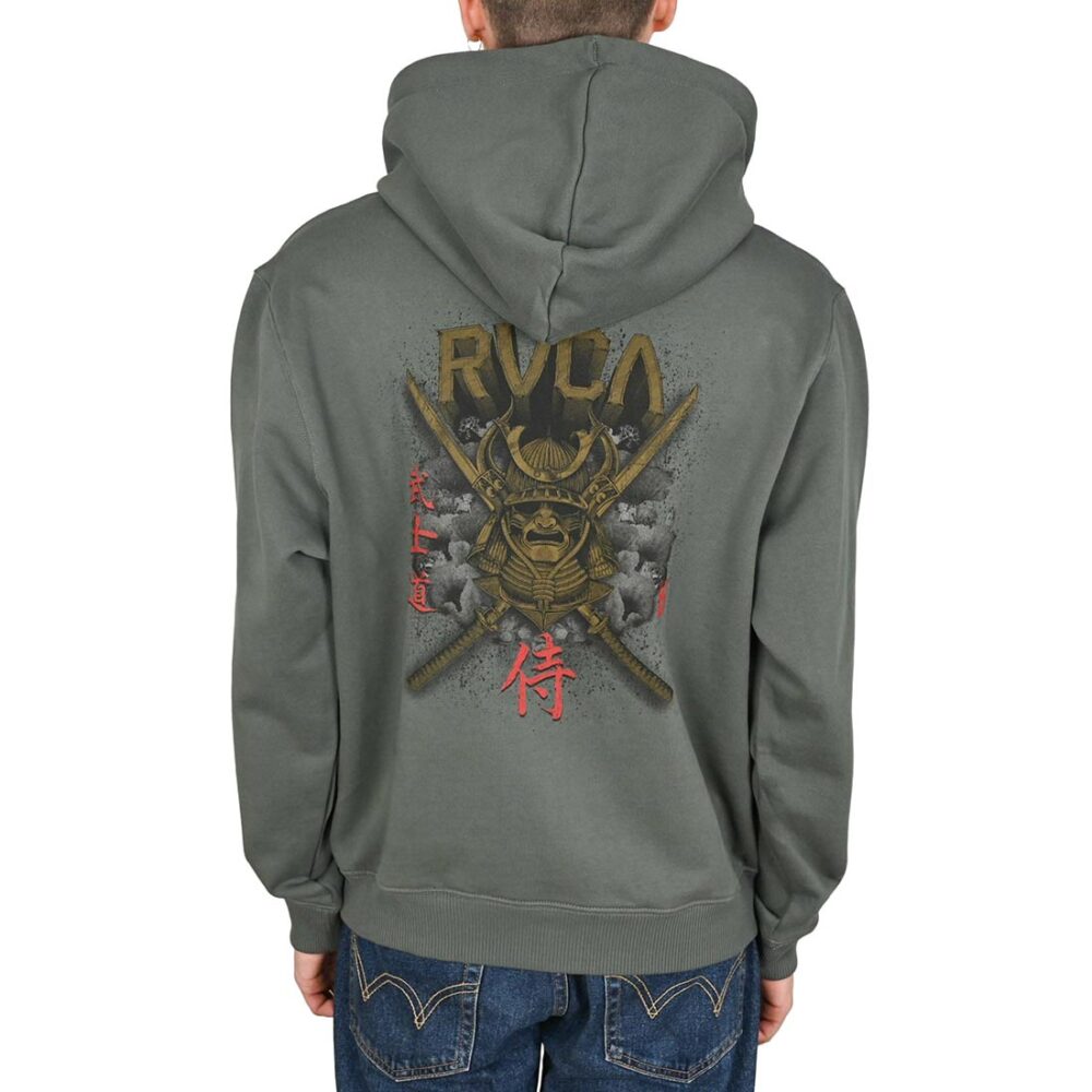 RVCA Bushido Pullover Hoodie - Balsam Green