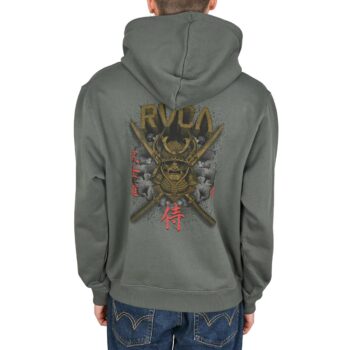 RVCA Bushido Pullover Hoodie - Balsam Green