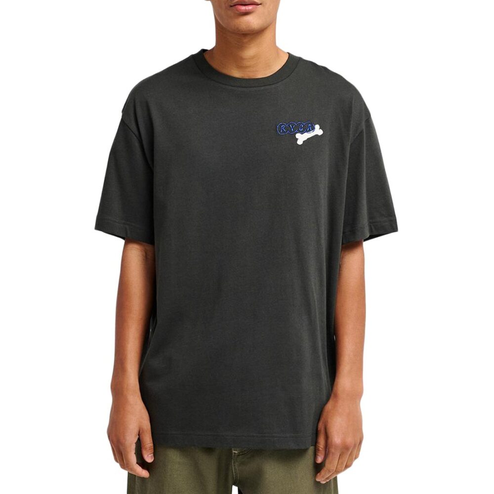 RVCA Dallas Tiger Palm S/S T-Shirt - Pirate Black