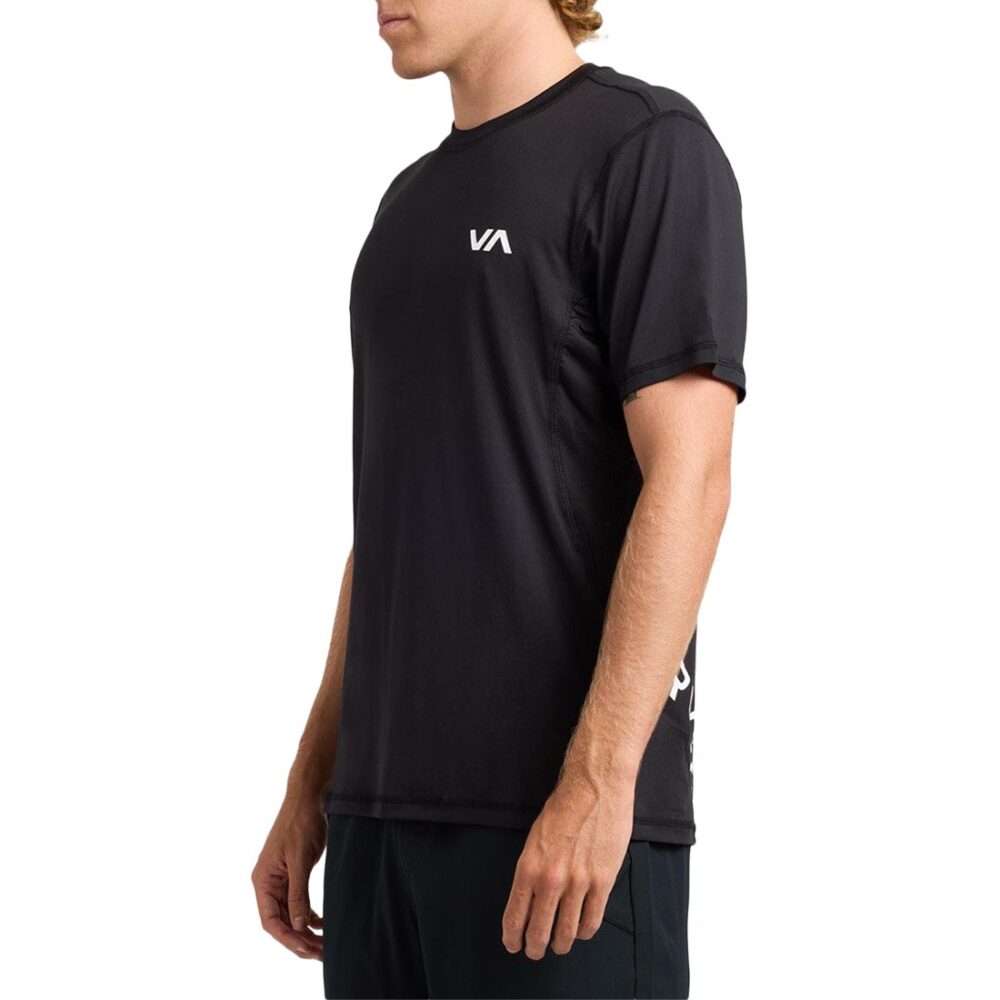 RVCA Sport Vent Short Sleeved T-Shirt - Black