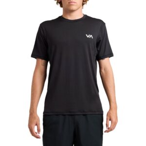 RVCA Sport Vent Short Sleeved T-Shirt - Black