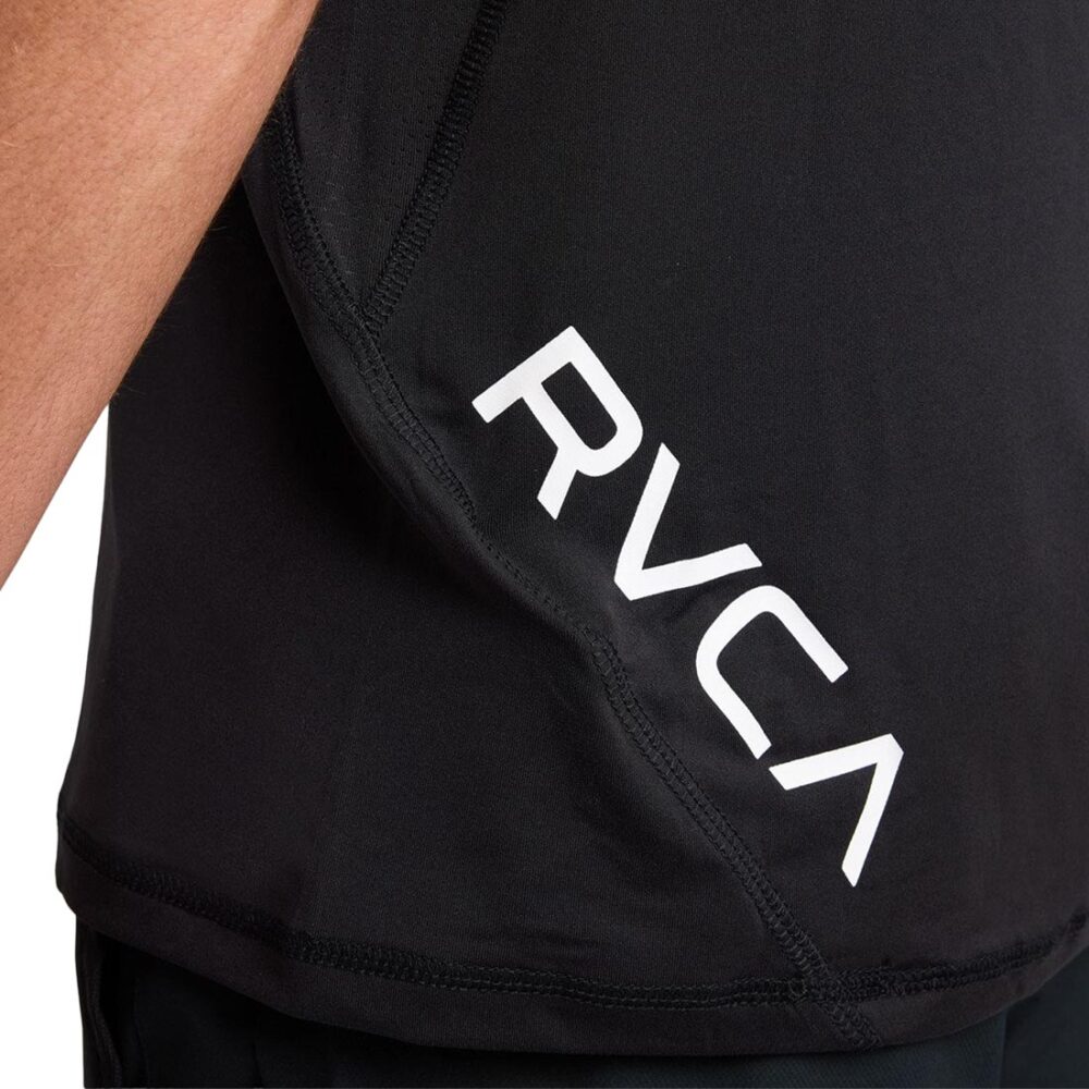RVCA Sport Vent Short Sleeved T-Shirt - Black