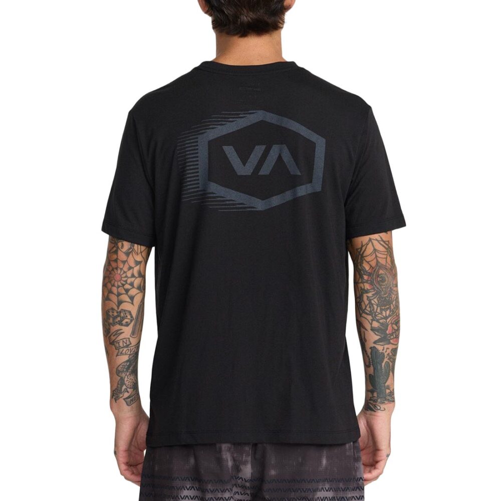 RVCA Tech Hex S/S T-Shirt - Black