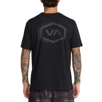 RVCA Tech Hex S/S T-Shirt - Black
