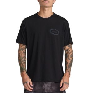 RVCA Tech Hex S/S T-Shirt - Black