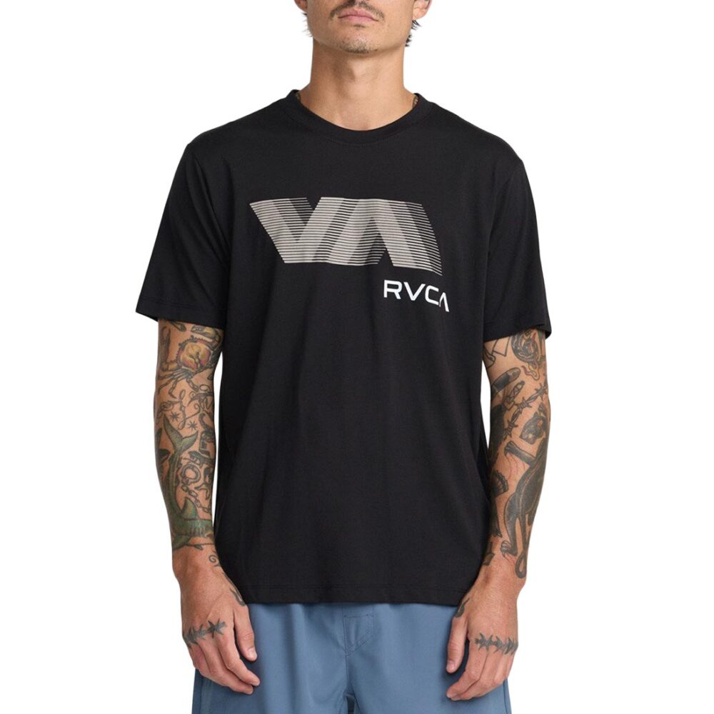 RVCA VA Blur S/S T-Shirt - Black (AW26)