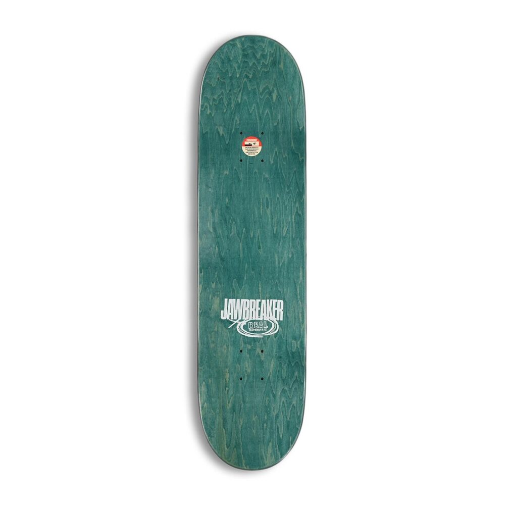 Real x Jawbreaker Skateboard Deck - Blue Foil