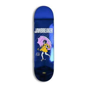 Real x Jawbreaker Skateboard Deck - Blue Foil