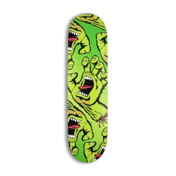 Santa Cruz Crowded Hand ATV 8.5" Skateboard Deck - Green