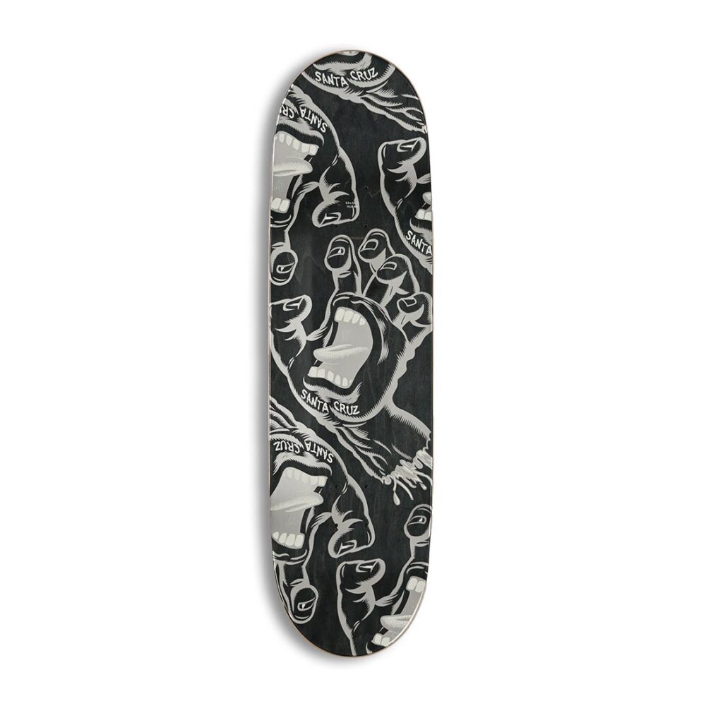 Santa Cruz Crowded Hand ATV 9" Skateboard Deck - Black