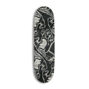 Santa Cruz Crowded Hand ATV 9" Skateboard Deck - Black