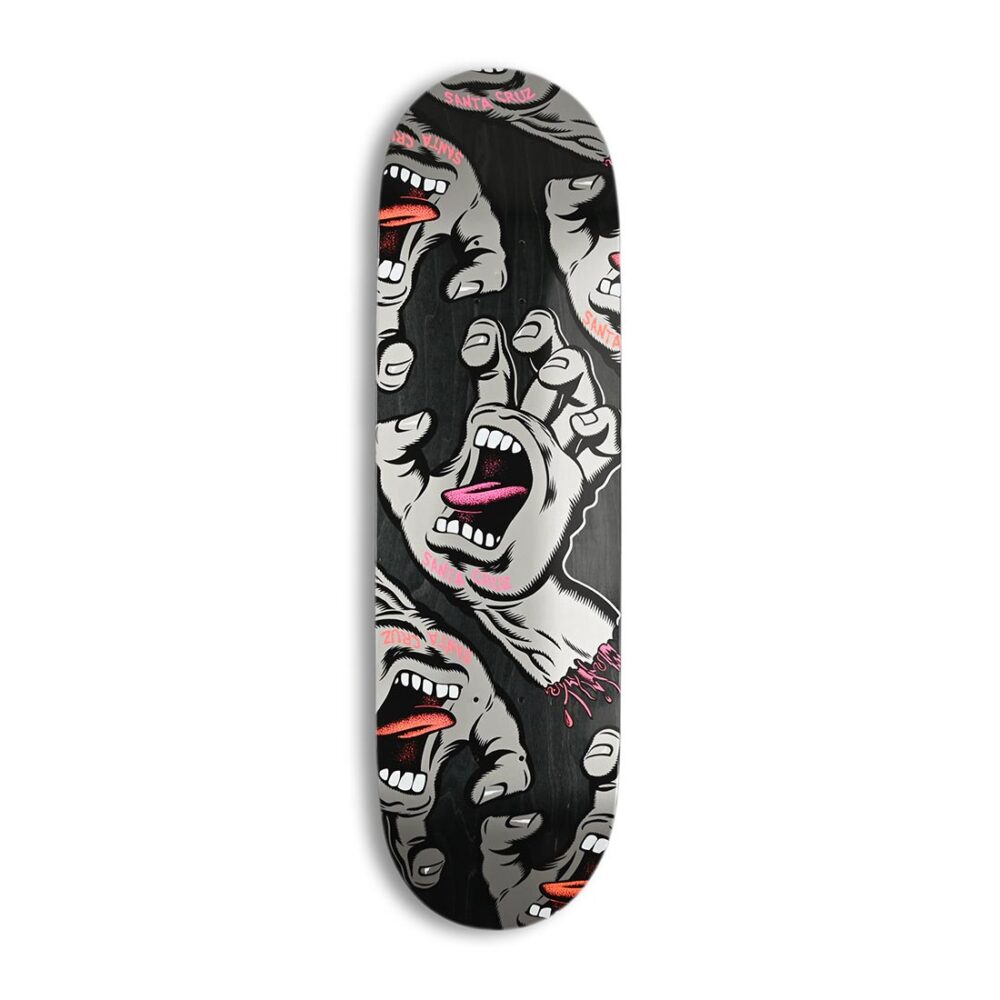 Santa Cruz Crowded Hand ATV 9" Skateboard Deck - Black