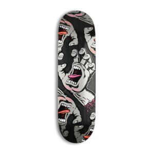 Santa Cruz Crowded Hand ATV 9" Skateboard Deck - Black