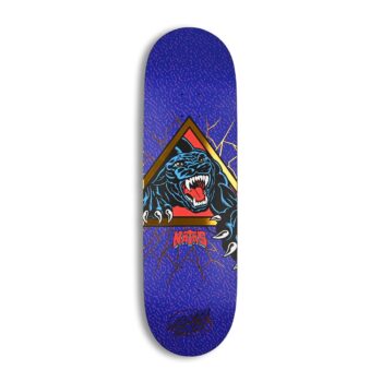 Santa Cruz Natas Shattered Panther VX 9" Skateboard Deck - Purple/Multi