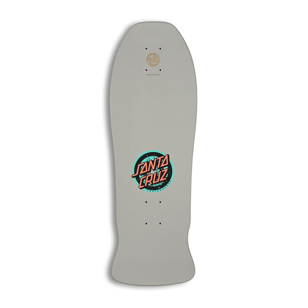 Santa Cruz Roskopp Five 10.22" Reissue Skateboard Deck - Grey