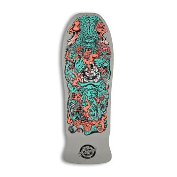 Santa Cruz Roskopp Five 10.22" Reissue Skateboard Deck - Grey