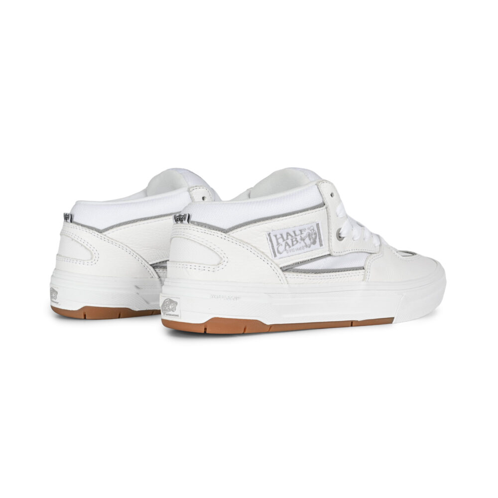 Vans Half Cab Wafflecup Skate Shoes - Reflective White/Light Grey