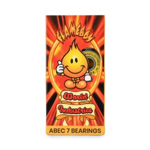 World Industries Flameboy Abec-7 Skateboard Bearings (8 Pack)