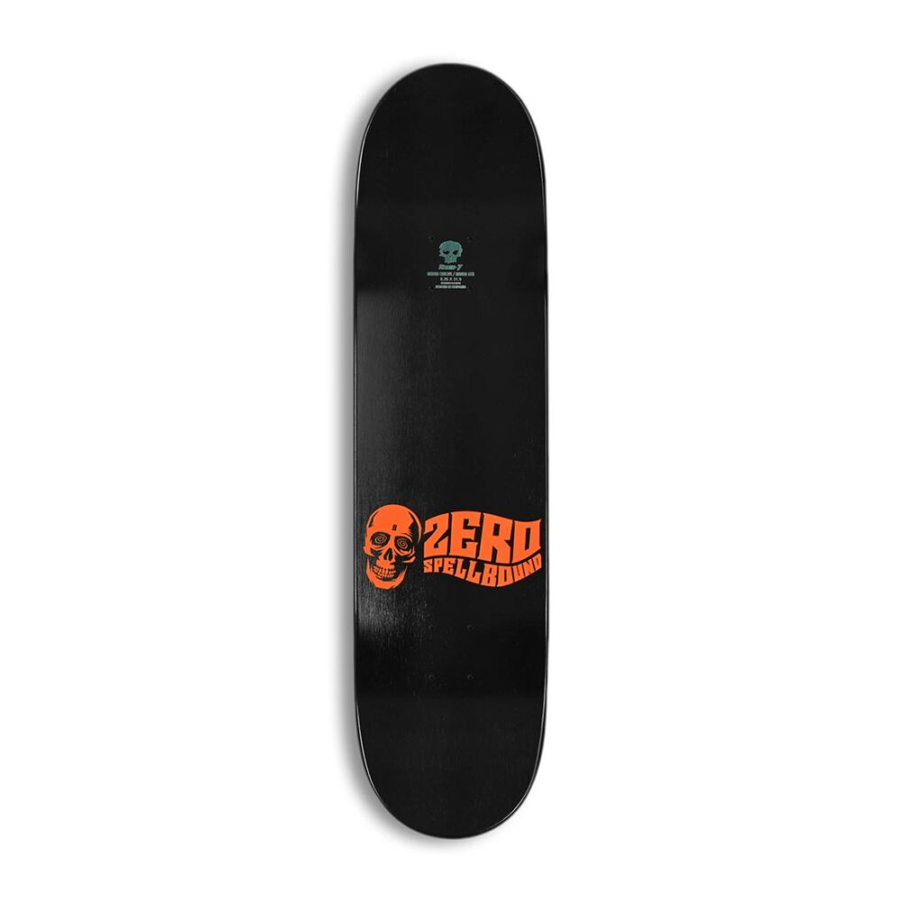 Zero Spellbound 8.25" Skateboard Deck - Black
