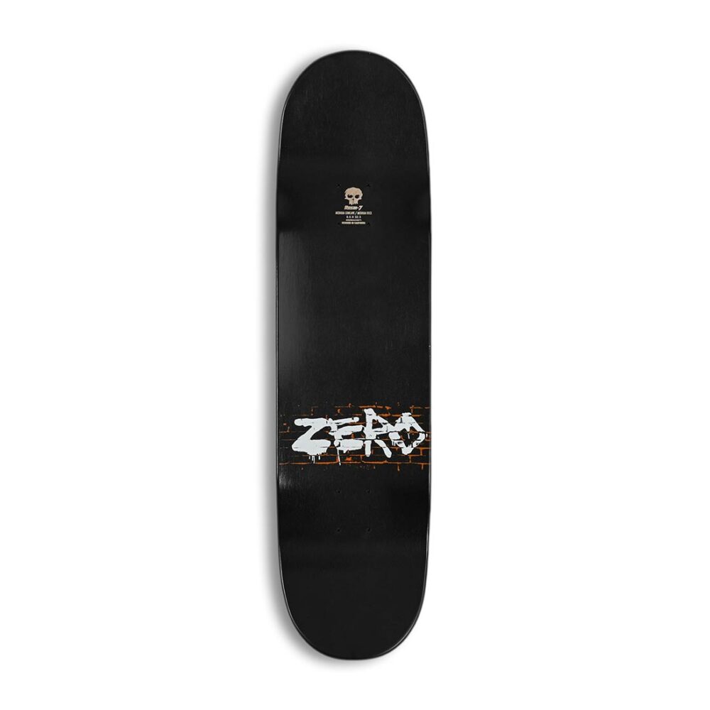 Zero Work Sucks 8.5" Skateboard Deck - Black