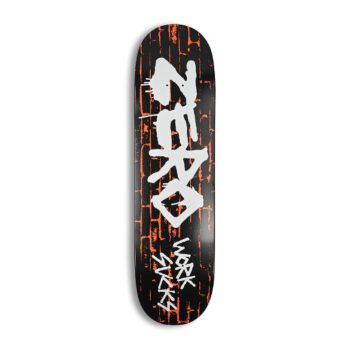 Zero Work Sucks 8.5" Skateboard Deck - Black