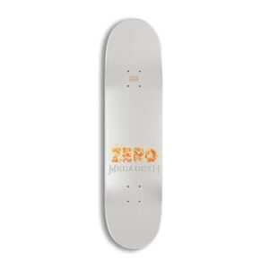 Zero x Megadeth Skateboard Deck - White