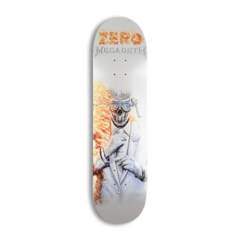 Zero x Megadeth Skateboard Deck - White