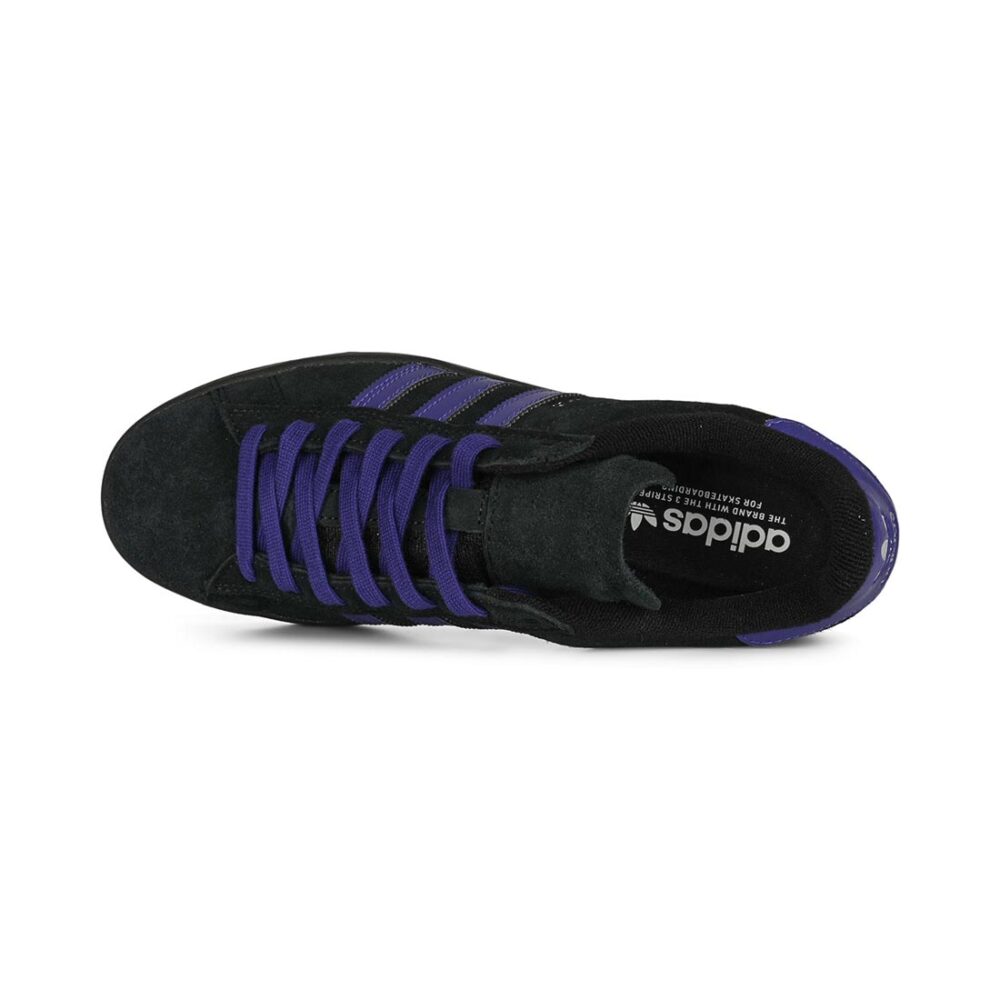 Adidas Campus ADV Skate Shoes - Purple/Black/Silver