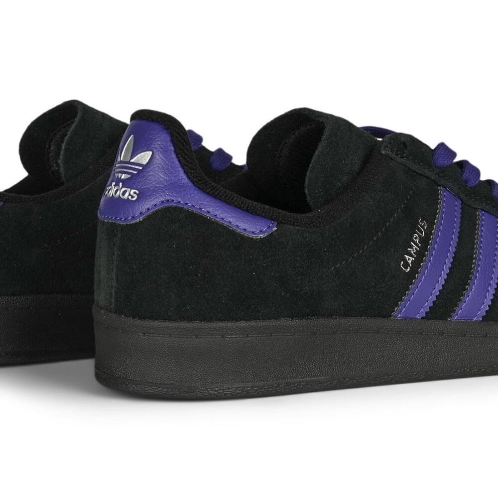 Adidas Campus ADV Skate Shoes - Purple/Black/Silver