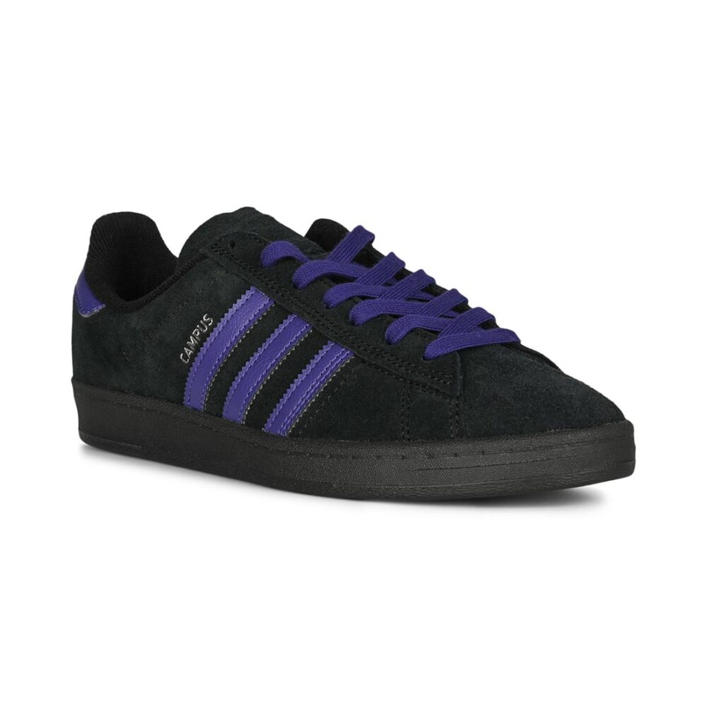 Adidas Campus ADV Skate Shoes - Purple/Black/Silver