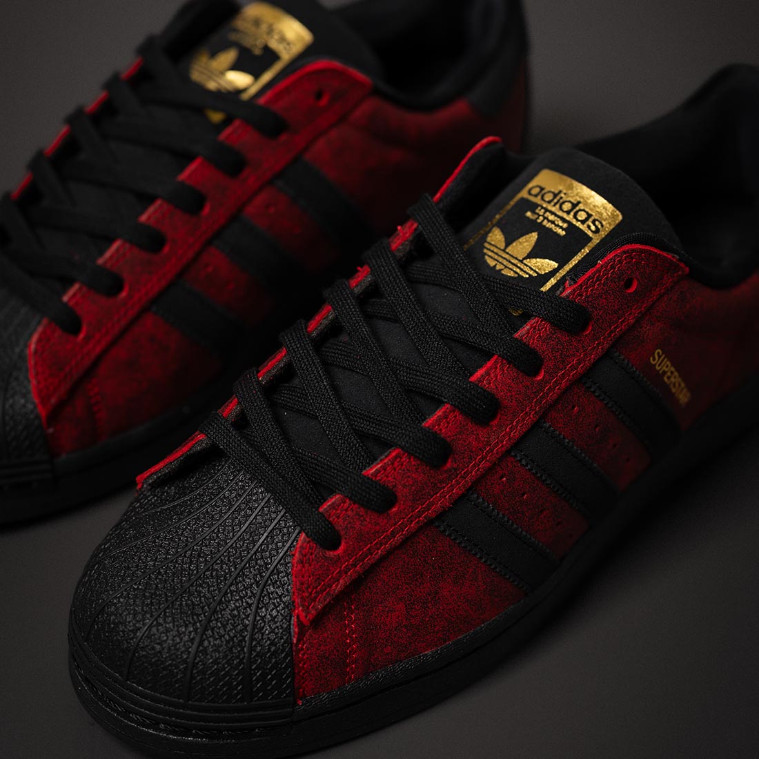 Adidas Superstar skate shoes