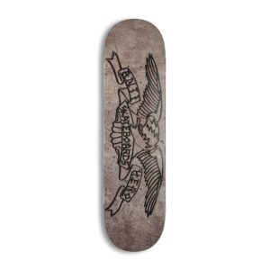 Anti Hero Treasure Island Skateboard Deck - Grey