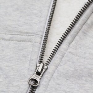 Billabong Arch Sherpa Zip Hoodie - Light Grey Heather