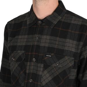 Brixton Bowery L/S Shirt - Black/Charcoal