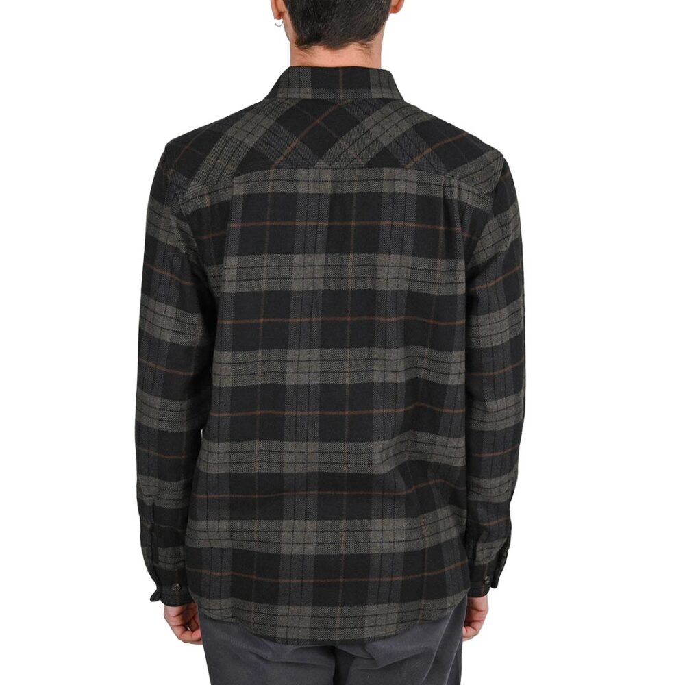 Brixton Bowery L/S Shirt - Black/Charcoal