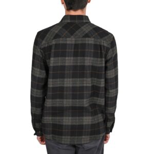 Brixton Bowery L/S Shirt - Black/Charcoal