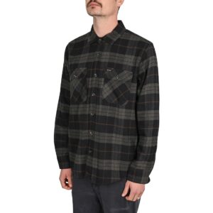 Brixton Bowery L/S Shirt - Black/Charcoal
