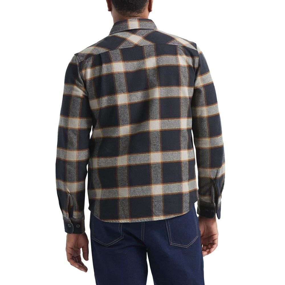 Brixton Bowery L/S Shirt - Black/Cream
