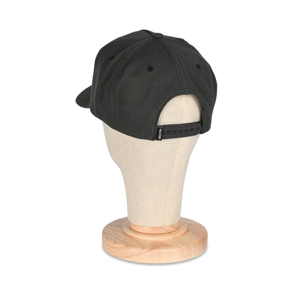 Brixton Crest Snapback Cap - Black