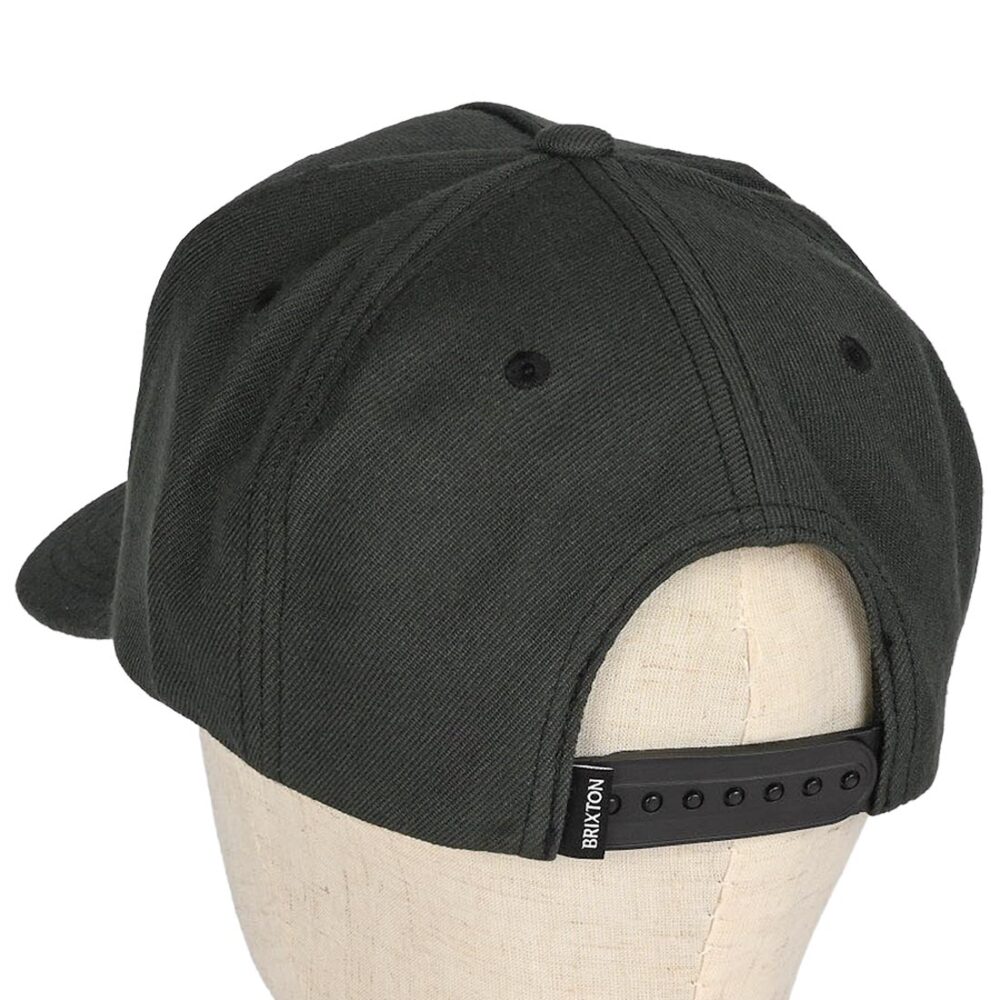 Brixton Crest Snapback Cap - Black