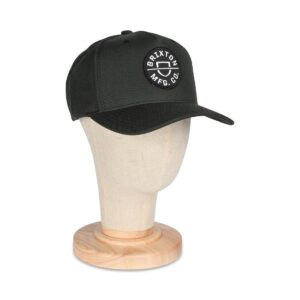 Brixton Crest Snapback Cap - Black