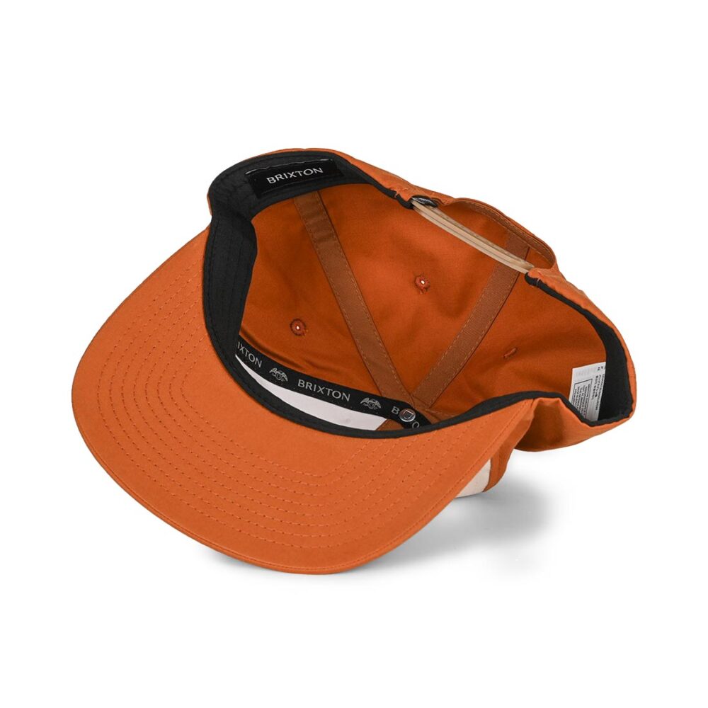 Brixton Grade Snapback Cap - Whitecap/Caramel