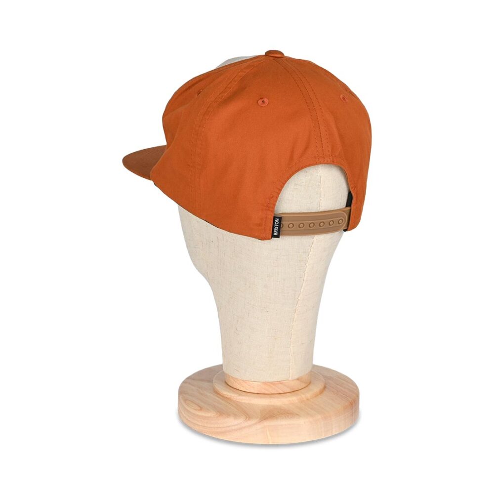 Brixton Grade Snapback Cap - Whitecap/Caramel