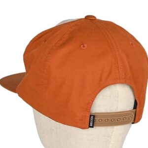 Brixton Grade Snapback Cap - Whitecap/Caramel