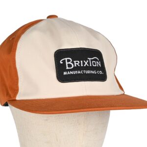 Brixton Grade Snapback Cap - Whitecap/Caramel